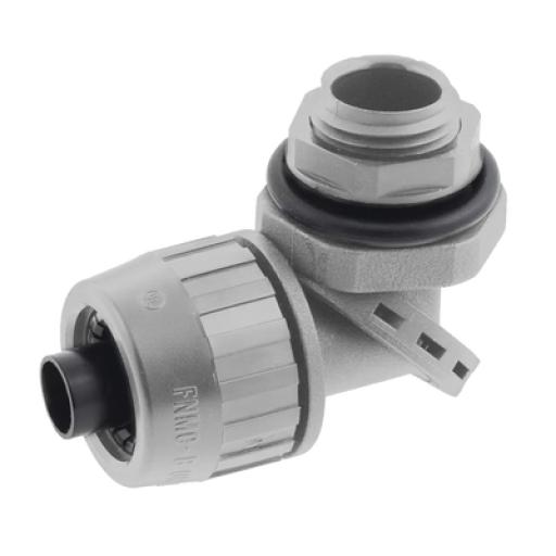 Hubbell Conector Multi Posición de Nylon de 3/4" para Tubería Liquidtight Polytuff.
