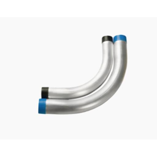 RAWELT Codo Conduit Rígido de Aluminio de 1 1/2" (38 mm).