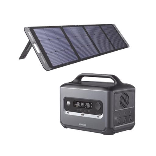 [UGREEN_UGREEP-KIT1200W] Ugreen Kit de Estación de Energía Portátil 1200W (1024Wh) + Panel Solar Plegable de 200W