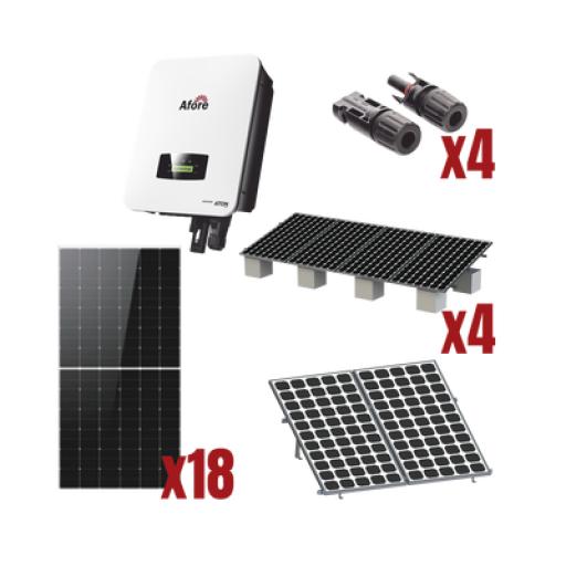 [AFORE_HNS10000TLKIT1] AFORE Kit Solar Interconexion  / 10kW  220Vca / Inversor AFORE / Montaje Incluido  