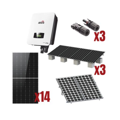 [AFORE_HNS8000TLKIT1] AFORE Kit Solar Interconexion  / 8kW  220Vca / Inversor AFORE / Montaje Incluido  