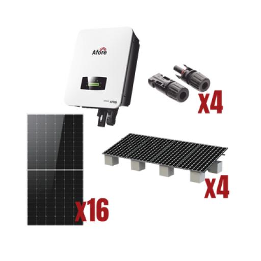 [AFORE_HNS9000TLKIT1] AFORE Kit Solar Interconexion  / 9kW  220Vca / Inversor AFORE / Montaje Incluido  