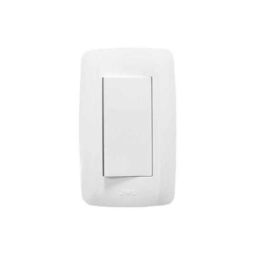 [JWJ_JTL-B72-01] JWJ Placa con Interruptor Sencillo / 127 V 10 A /3 Módulos.