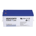 Epcom Batería 12 Vcc / 200 Ah / UL / Tecnología AGM-VRLA / Ciclo profundo / Para uso en aplicaciones fotovoltaicas y de emergencia  / Terminales T5