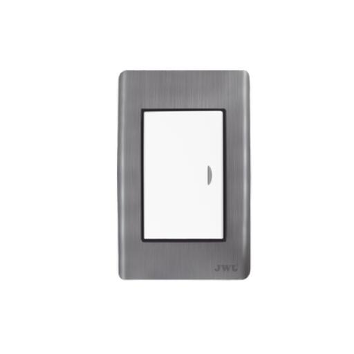 [JWJ_JTL-E7502] JWJ Placa con Interruptor Escalera 10 A/ 127 V CA ~ 60 Hz / Carcasa de Acero.