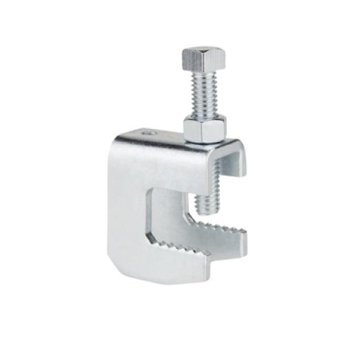 INDEX Mordaza de Acero Fija barras de 3/4", para varilla roscada de 1/4".