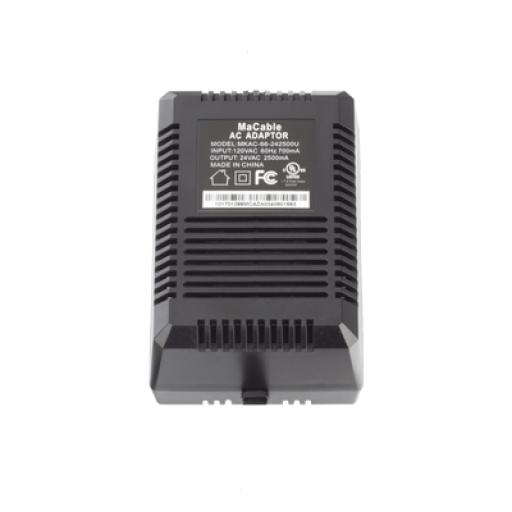 [HIKVISIONDIGITALTECHNOLOGY_MKAC-66-242500U] Hikvision Digital Technology Fuente de Poder / 24 VCA / 2.5 Amp (60 VA) / Uso General / Recomendado para PTZ TURBOHD e IP / Interior 