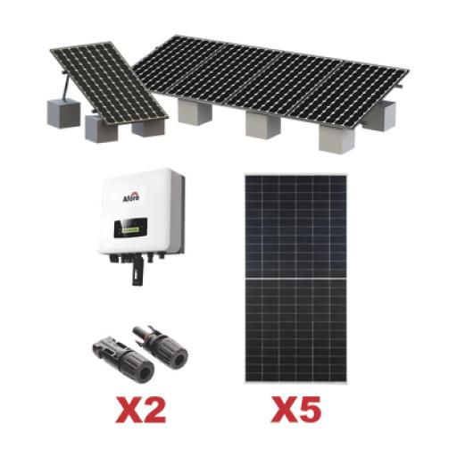 [AFORE_HNS3000TLKIT1] AFORE Kit Solar Interconexion  / 3kW  220Vca / Inversor AFORE / Montaje Incluido  