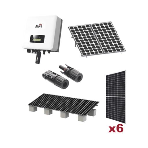 AFORE Inversor para Interconexión a CFE de 3 kW con Salida de 220 Vca, Módulo Wifi Incluido