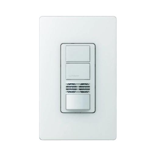 Lutron Interruptor con Sensor de Ocupación, Doble Tecnología Para Detección de Movimiento, Color Blanco