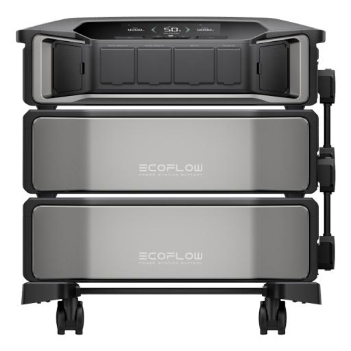 ECOFLOW Estación de Energía Delta Pro Ultra 7.2kW para Respaldo Residencial, Incluye 2 Baterías de Litio LFP 6kWh (12kWh Totales), Sincronización para Mayor Potencia, Carga Solar Hasta 4000W, Capacidad de Trabajo Online (0ms)