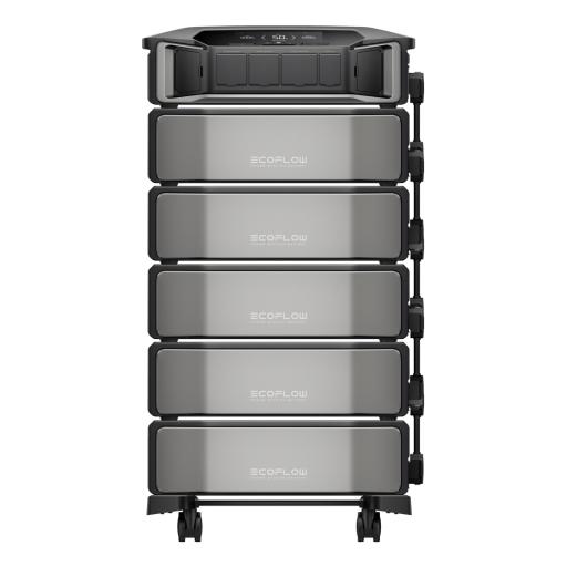 ECOFLOW Estación de Energía Delta Pro Ultra 7.2kW para Respaldo Residencial, Incluye Batería de Litio LFP 6kWh (30kWh Totales), Sincronización para Mayor Potencia, Carga Solar Hasta 4000W, Capacidad de Trabajo Online (0ms)