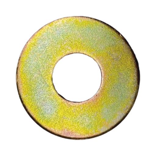CHAROFIL Arandela plana de 1/4" (6.3 mm) con acabado Tropicalizado, Es Ideal Para Utilizarse al Exterior o Zonas Húmedas 