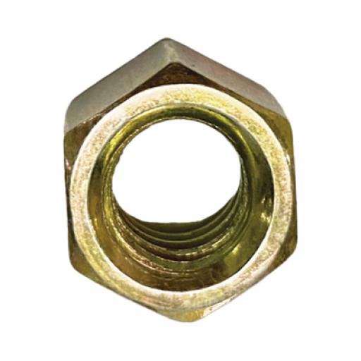 CHAROFIL Tuerca Hexagonal de 3/8" (9.5 mm) con acabado Tropicalizado, Es Ideal Para Utilizarse al Exterior o Zonas Húmedas