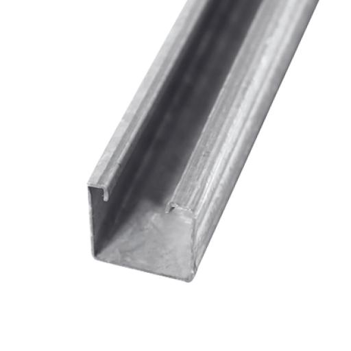 ANCLO Unicanal Sólido 4 X 4 cm X 3 m (Galvanizado en Caliente).