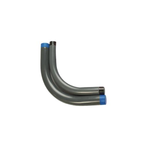 RAWELT Codo Conduit Rígido de Aluminio de 2" (50.8 mm) con Recubrimiento de PVC.