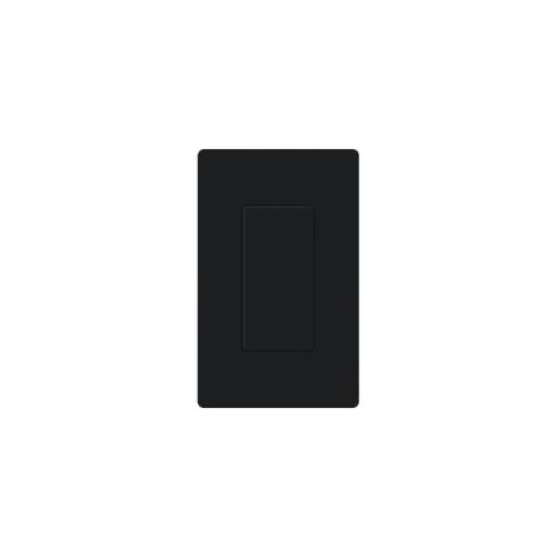 Lutron Placa ciega color negro nigth