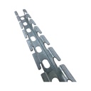 CHAROFIL Sujetador Universal Profundo Multiusos, Tramos de 3 metros de largo, Con Acabado Electro Zinc, Complemento Ideal Para la Instalación de Charola Tipo Malla
