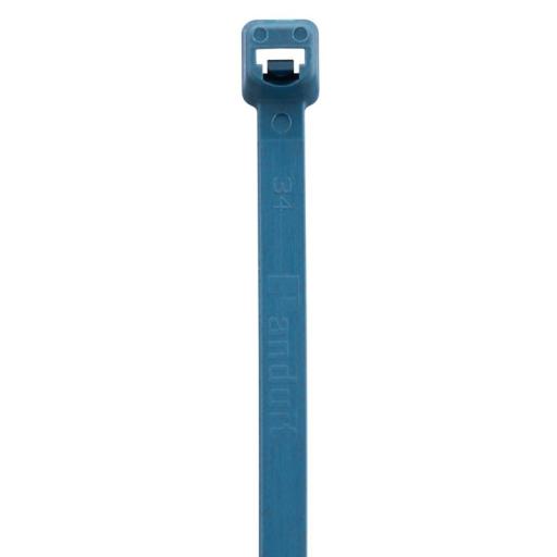 [PANDUIT_PLT2I-C96A] Panduit Cincho Pan-Ty™ 203mm Largo x 3.4mm ancho,  Intermedio de Nylon 6.6 y Metal Detectable, Color Azul. 100 Piezas.