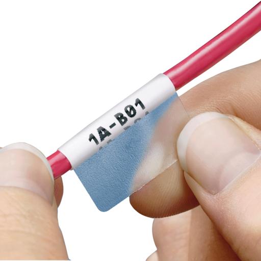Panduit Casete de Etiqueta Auto-laminada para cableado de redes de cobre, fibra óptica o eléctrico, 200 etiquetas