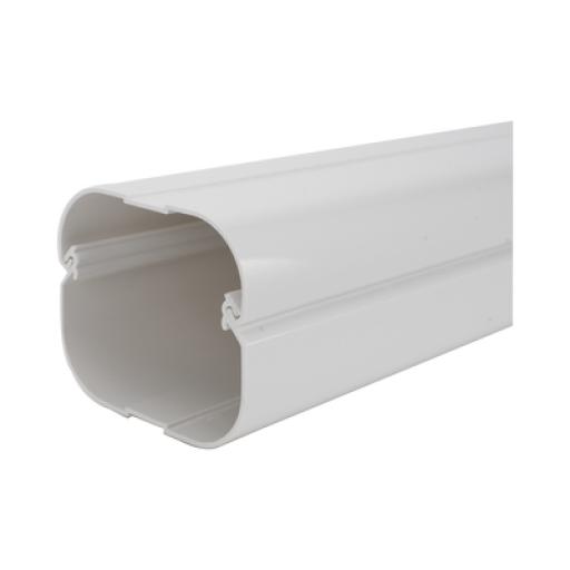 [THORSMAN_TH-AC-KIT] Thorsman Kit de Canaletas Para la Organización de Tuberías y Cables Eléctricos en Instalaciones de Aire Acondicionado, Uso en Interiores y Exteriores, PVC Rígido, Ideal Para Minisplit, Contenido de Kit (11 Piezas), (3000-00000)