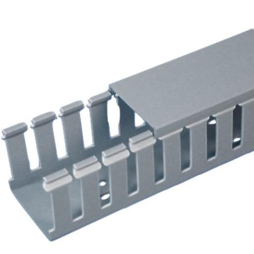 [PANDUIT_G3X3LG6] Panduit Canaleta Ranurada 3X3IN 6FT COLOR GRIS