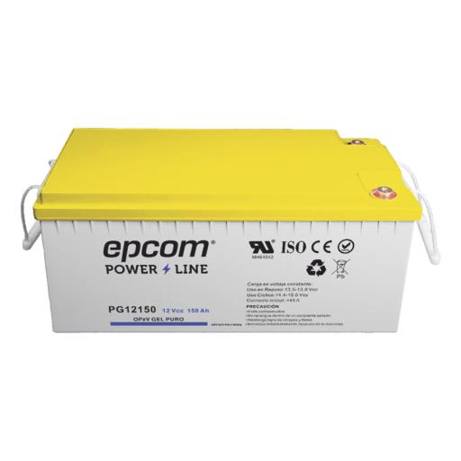 Epcom Batería de GEL PURO OPzV / 12 V @ 150 Ah / Ciclo profundo / Uso en Aplicaciones Fotovoltaicas y de Respaldo
