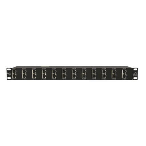 Ditek Protector de puertos IP de 12 Canales para uso en CAT5e, CAT6 y CAT6A.