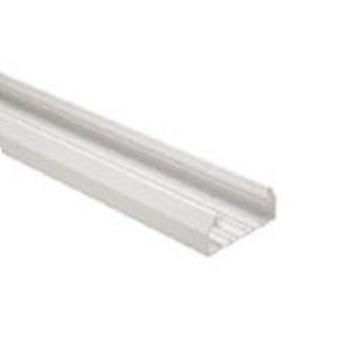 [PANDUIT_T70BIW6] Panduit Base para canaleta T-70, de PVC rígido, con orificios perforados para montaje, 103.3 x 44.9 x 1800 mm, Color Blanco Mate