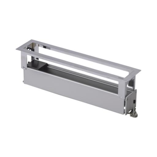 SIMON Caja Para Instalación en Escritorio para Voz, Datos o Contactos Eléctricos / Capacidad para 6 Módulos / Salida de Cables "Posterior" / Los Módulos se Adquieren Aparte / (KFC136/14CY)