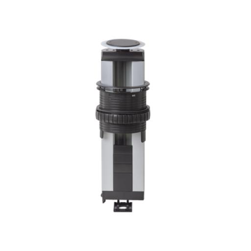 SIMON Torre para Voz, Datos o Contactos Eléctricos / Capacidad para 5 Módulos / Se Levanta de Manera Automática al Presionar la Tapa / (KTLE205CY) 