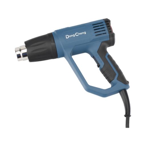 DONG CHENG Pistola de Calor de 1600W,con 3 niveles de Temperatura variable, Incluye 2 Boquillas