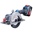 DONG CHENG Sierra circular sin escobillas de 20V, Incluye una Batería de 4.0Ah y Cargador.