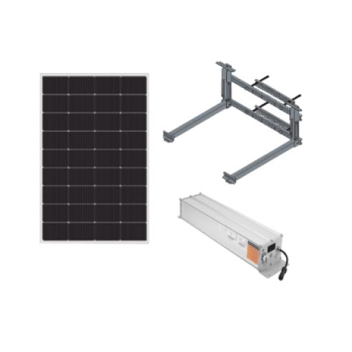 Epcom Kit con Modulo Solar de 180w , Batería de Litio 1280Wh y Montaje para Poste