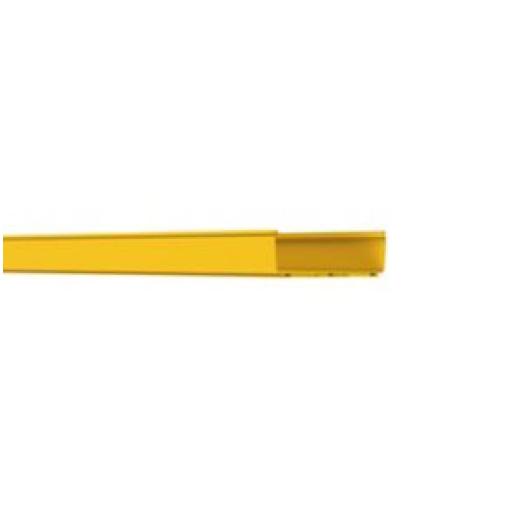 [PANDUIT_FR12X4YL10] Panduit Canaleta FiberRunner™ 12X4, de PVC Rígido, Color Amarillo, 3 m. de Largo