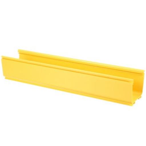 [PANDUIT_FR4X4YL10] Panduit Canaleta FiberRunner™ 4X4, de PVC Rígido, Color Amarillo, 3 m de Largo
