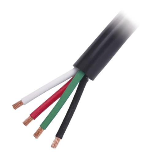 [INDIANA_VD66/100M] Indiana Cable Eléctrico de Uso Rudo 4 Hilos Calibre 18 AWG, Hasta 600 V. Rollo de 100 m.