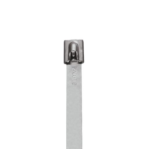 [PANDUIT_IMLT203H-L] Panduit Cincho StrongHold  de Acero Inoxidable Tipo 304, 679 mm largo x 25 mm ancho, Color Metálico, Paquete de 50pz