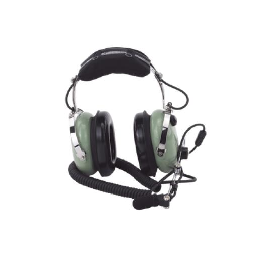 [DAVIDCLARK_H10-36] David Clark Auriculares de aviación, con micrófono, sobre la cabeza, helicóptero