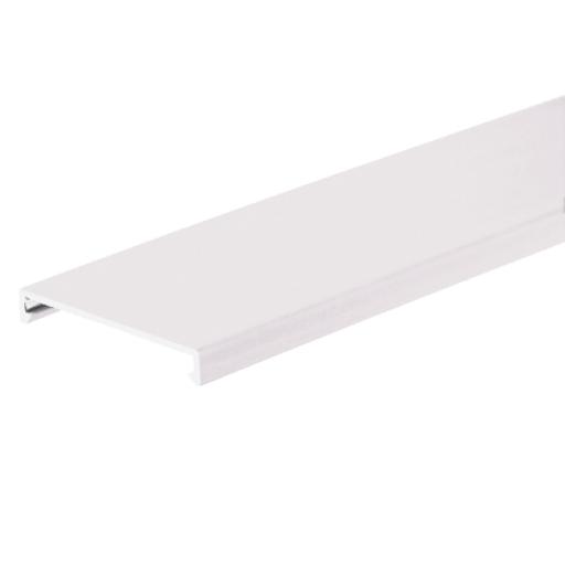 Panduit Tapa para Canaleta Ranurada, de 31.8 mm de Ancho, 1828.8 mm de Largo, Color Blanco