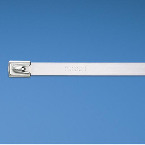 [PANDUIT_MLT6H-LP] Panduit Cincho acero inoxidable 201mm de largo, uso interior/exterior, paquete con 50 pz.