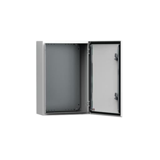 [HOFFMAN_MAS0606040R5] HOFFMAN Gabinete de Uso Exterior NEMA 4/12/13; IP66; IK10, 600 x 600 x 400 mm, De Acero, Color Gris Claro