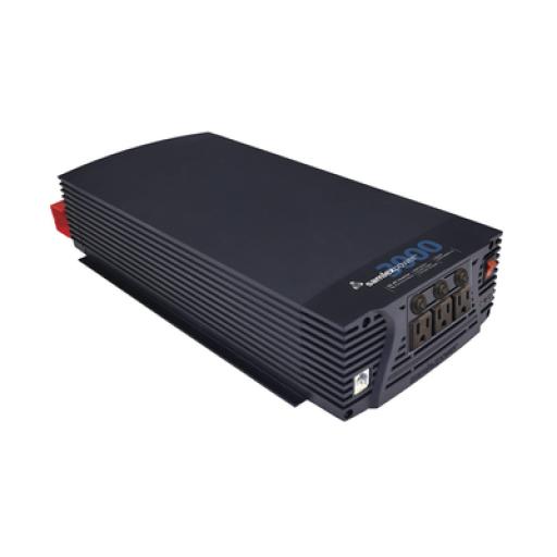 [SAMLEX_NTX-3000S-12] Samlex Inversor de Corriente de Onda Senoidal Pura 3000 W / 12 Vcc / Salida GFCI 120VCA 