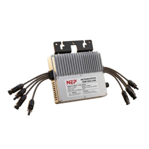 [NEP_BDM2000240A] NEP Microinversor 2.25 Kw, 220 Vca, para Interconexión a Red Eléctrica, IP67, WIFI Incuido, Soporta Oversizing a 4 Módulos de Hasta 750 W, Incluye Conector Troncal