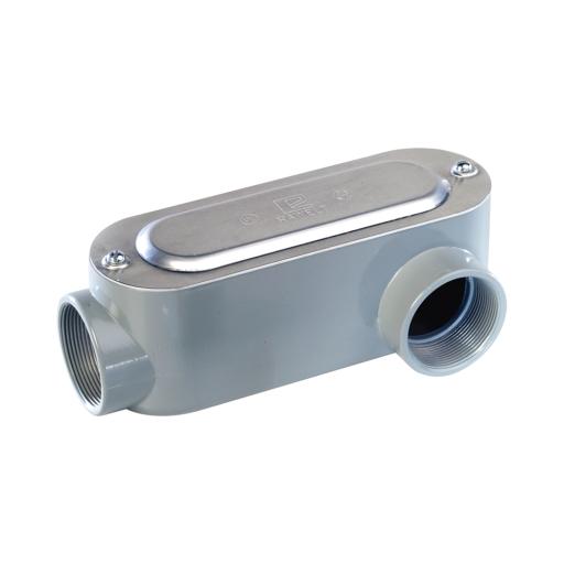 Caja Condulet tipo LL de 3" Incluye tapa y tornillos. 