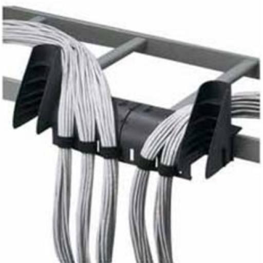 [PANDUIT_CMW-KIT] Panduit Kit de Bajada de Cables Para Charola Tipo Escalerilla, Con Control de Radio de Curvatura, Fabricado en Nylon 6.6, Color Negro