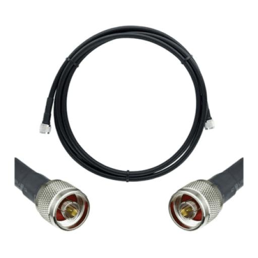 WeBoost Jumper Coaxial de 50 Ohm con Cable Wilson-400 | Conector N Macho en los extremos | 9.14 metros de longitud.