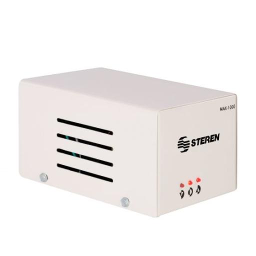 Steren Regulador de Voltaje Steren MAX-1000 Metálico 1000W 4 Contactos