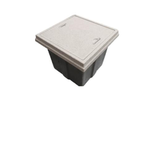 LINKEDPRO BY EPCOM Registro Eléctrico para uso Peatonal 60x60x40 cm, Resistencia 3 Toneladas