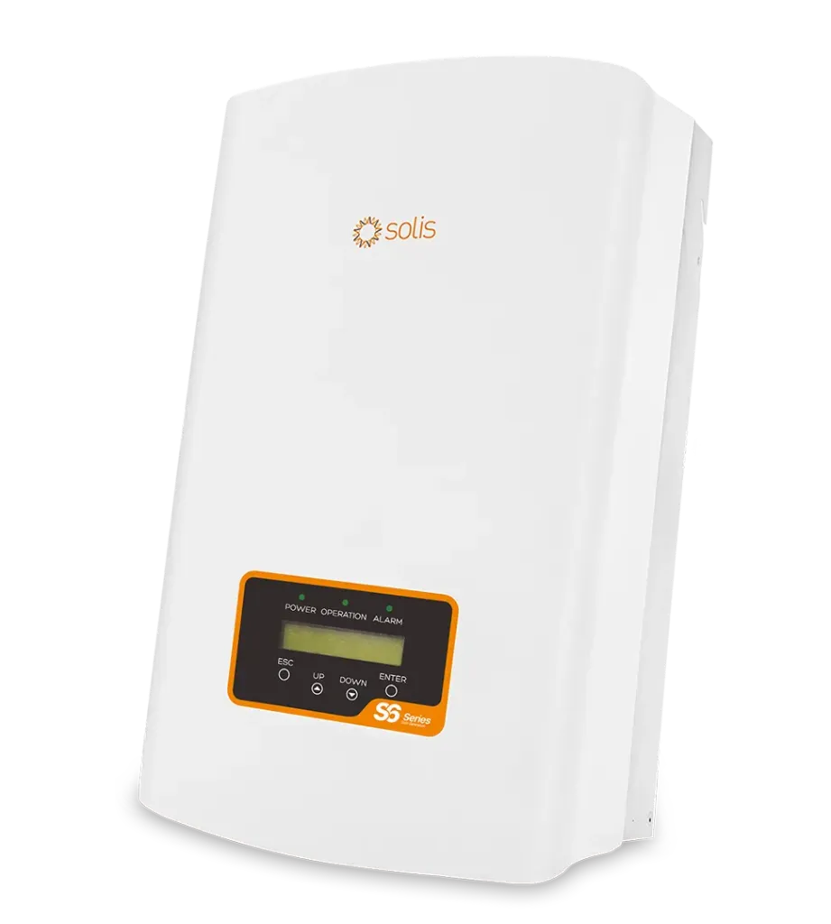 Inversor Solis de 3.6kW a 220V, 2 MPPT, 2 fases, incl. DC Disconnect